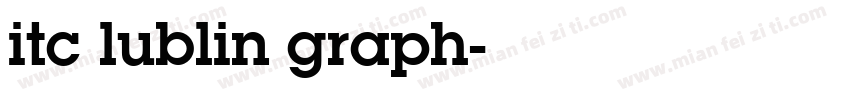 itc lublin graph字体转换